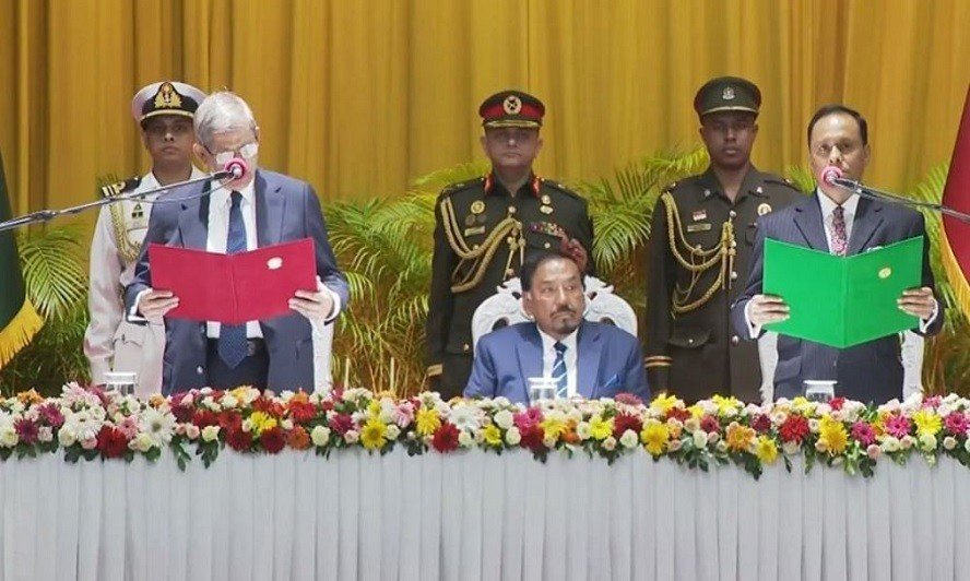 President Mirza Fakhrul Islam Takes Oath